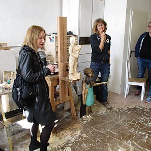 Im Atelier von Tamara Suhr und Peter Hermann