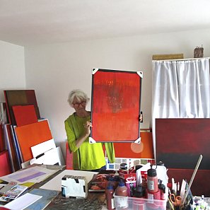 Im Atelier von Ulrike Holzapfel